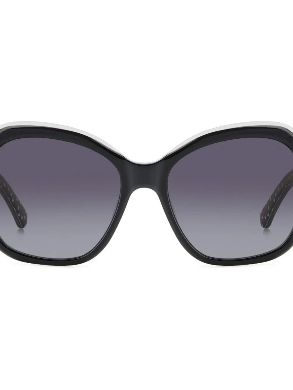 NEW KATE SPADE LOTTIE/G/S 0807WJ BLACK GREY POLARIZED AUTHENTIC SUNGLASSES - Picture 3 of 6